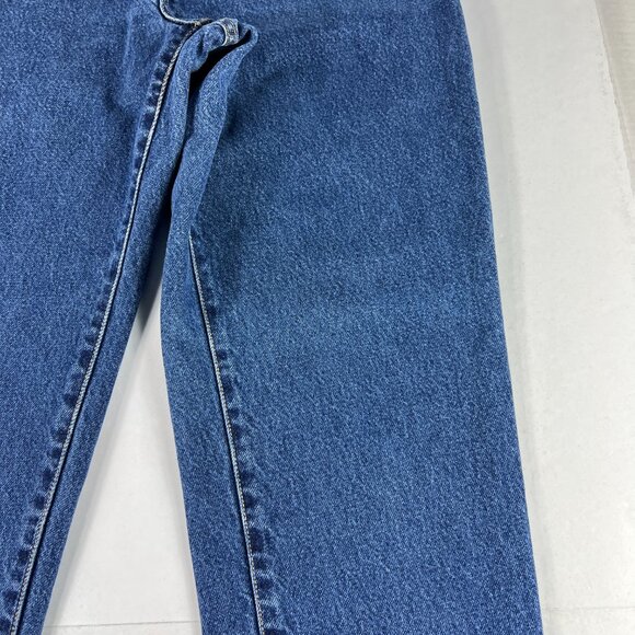 Y2K Levi's Jeans Women's Measured 31x27 550 Relaxed Tapered Blue Denim Tag 12 S - Picture 3 of 16
